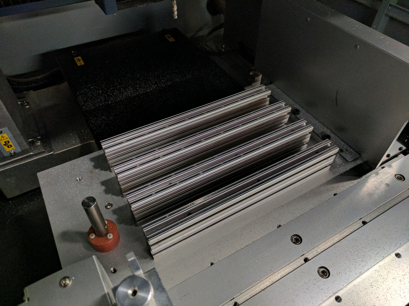 Height Adjustment Aluminum Extrusions (Surfaced)